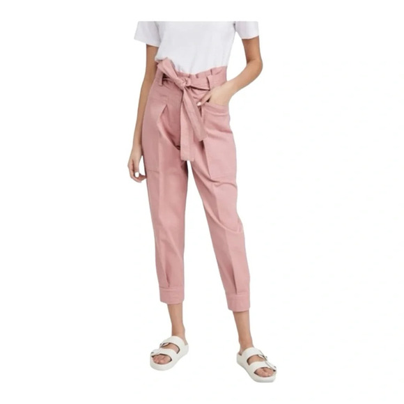 A.L.C. Paperbag Waist Cobolt Pants - Picture 8 of 9